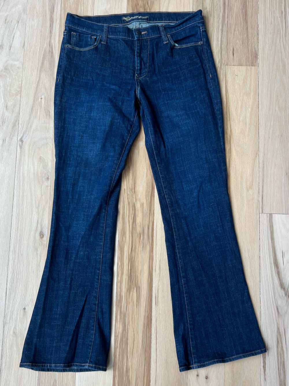 Old Navy Sweetheart Bootcut Jeans Women’s 10 Regular Stretch Denim Dark Wash Y2